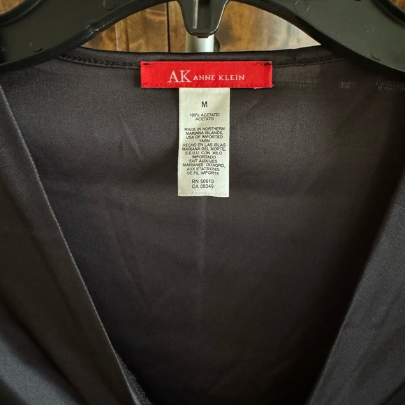 NWT Ann Klein black shirt size M - Picture 3 of 4